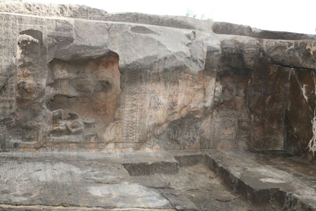 Miniature of Northern Xiangtangshan, South Cave, outside