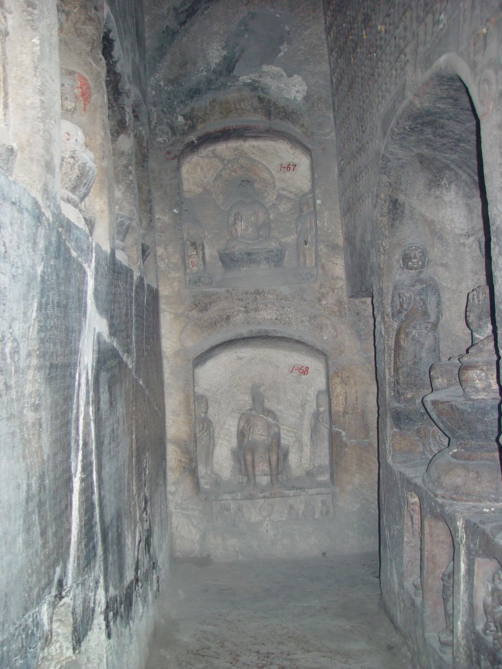 Miniature of Xiangtangshan Caves, interior