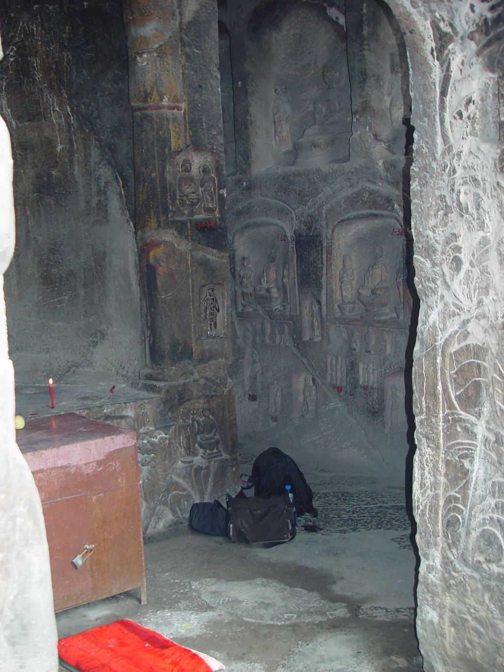 Miniature of Xiangtangshan Caves, interior