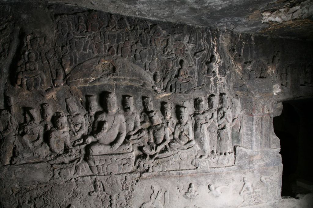 Miniature of Southern Xiangtangshan, Cave 1, front wall