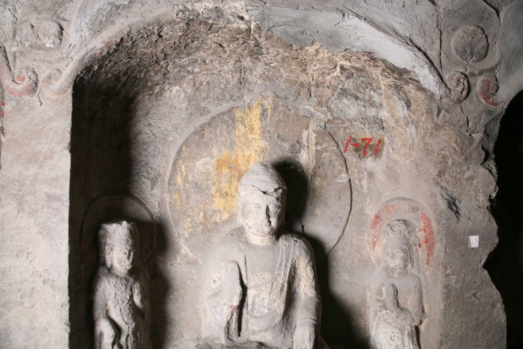 Miniature of Southern Xiangtangshan, Cave 1, interior, left side