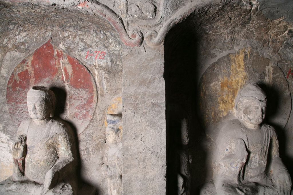Miniature of Southern Xiangtangshan, Cave 1, interior, left side