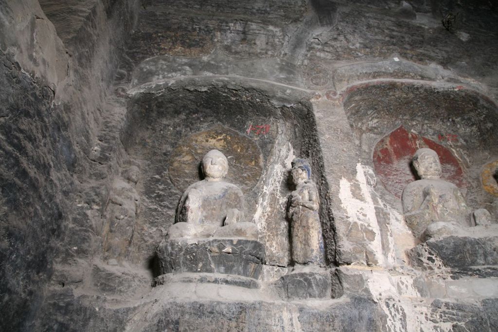 Miniature of Southern Xiangtangshan, Cave 1, interior, left side