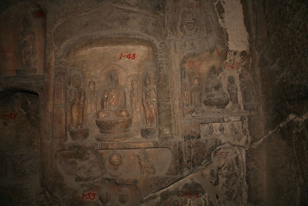 Miniature of Southern Xiangtangshan, Cave 1, interior, right side