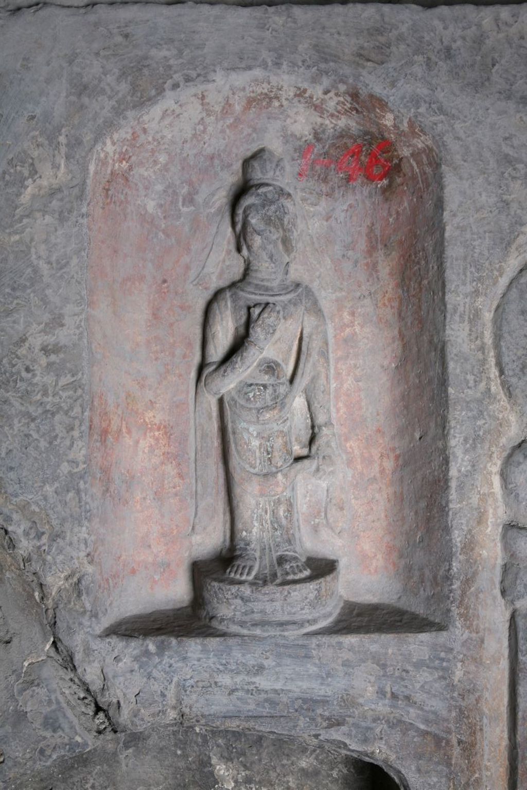 Miniature of Southern Xiangtangshan, Cave 1, interior, right side