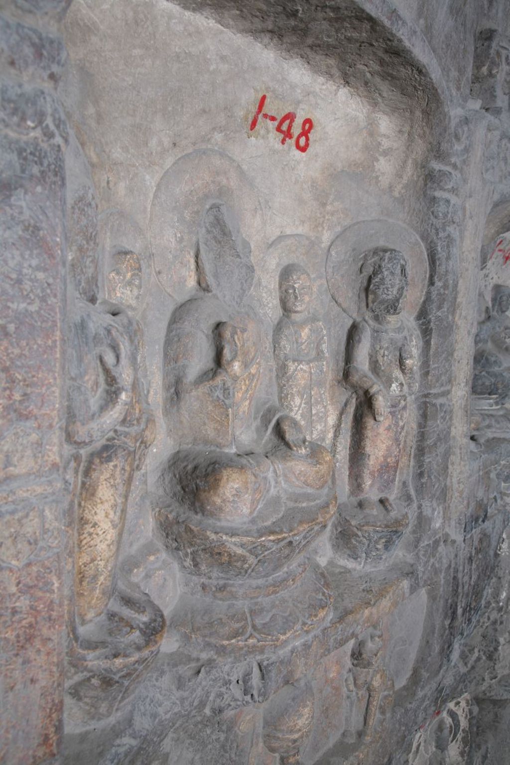 Miniature of Southern Xiangtangshan, Cave 1, interior, right side