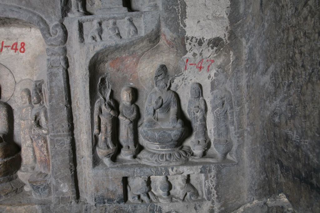 Miniature of Southern Xiangtangshan, Cave 1, interior, right side