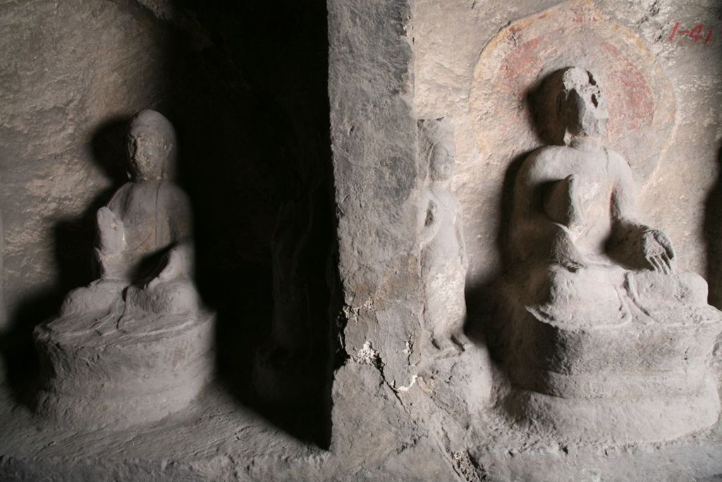 Miniature of Southern Xiangtangshan, Cave 1, interior, right side