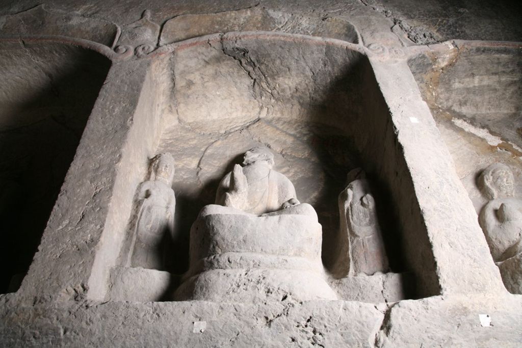 Miniature of Southern Xiangtangshan, Cave 1, interior, right side