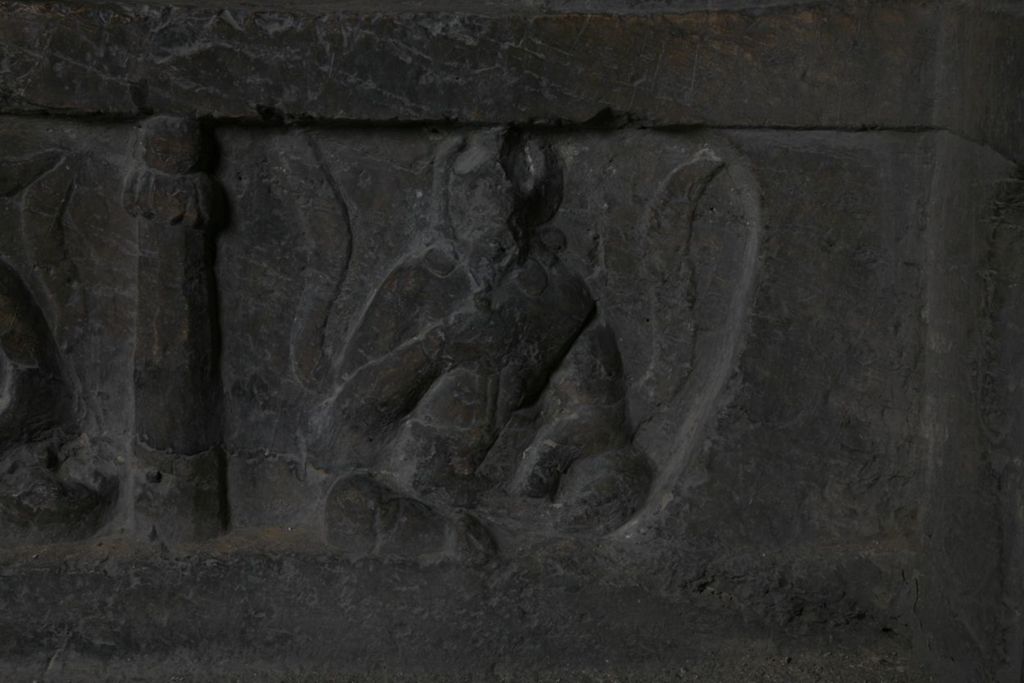 Miniature of Southern Xiangtangshan, Cave 7, altar base figures