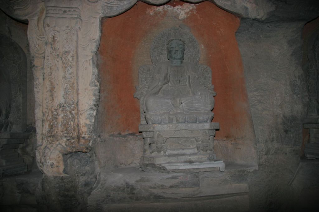 Miniature of Northern Xiangtangshan, North Cave, stupa-form niches