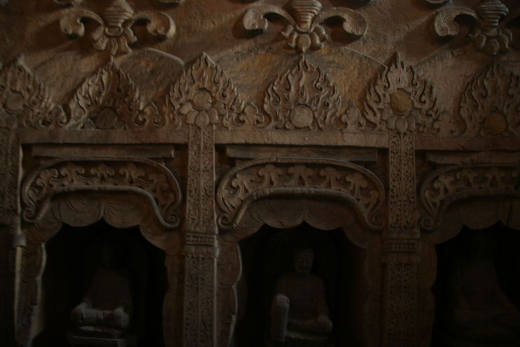 Miniature of Northern Xiangtangshan, North Cave, stupa-form niches