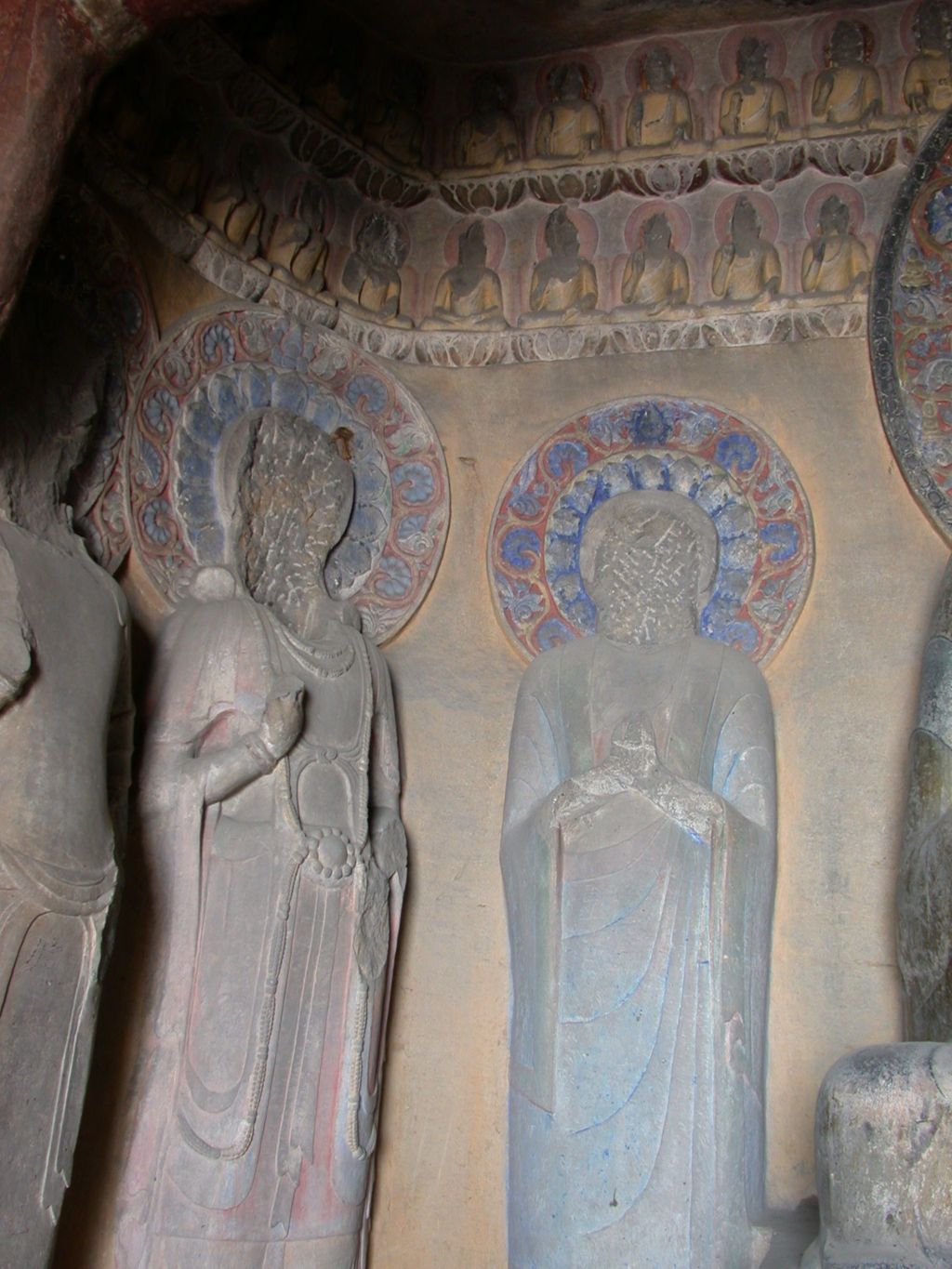 Miniature of Northern Xiangtangshan, South Cave, east wall, north side, attendants