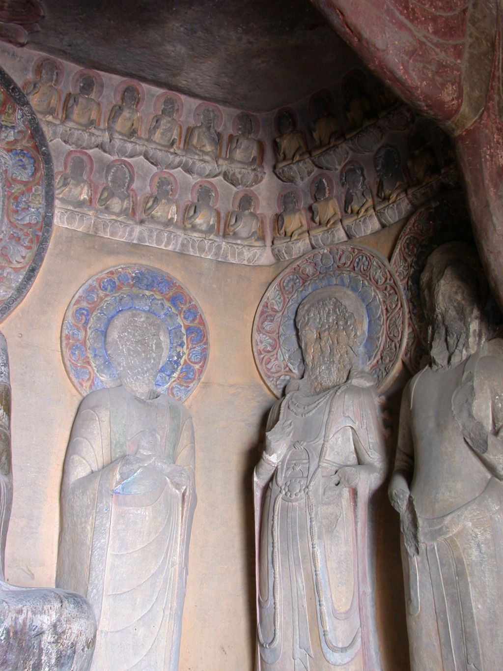 Miniature of Northern Xiangtangshan, South Cave, east wall, south side, attendants