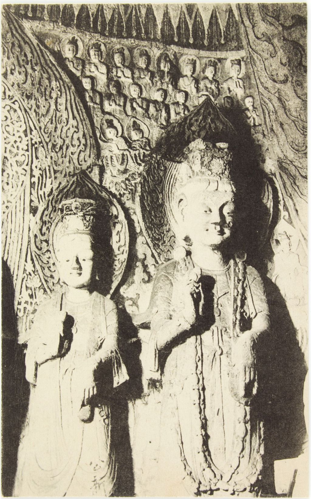 Miniature of Longmen Binyang Central Cave, south wall, Yamanaka Postcards of China, circa 1912
