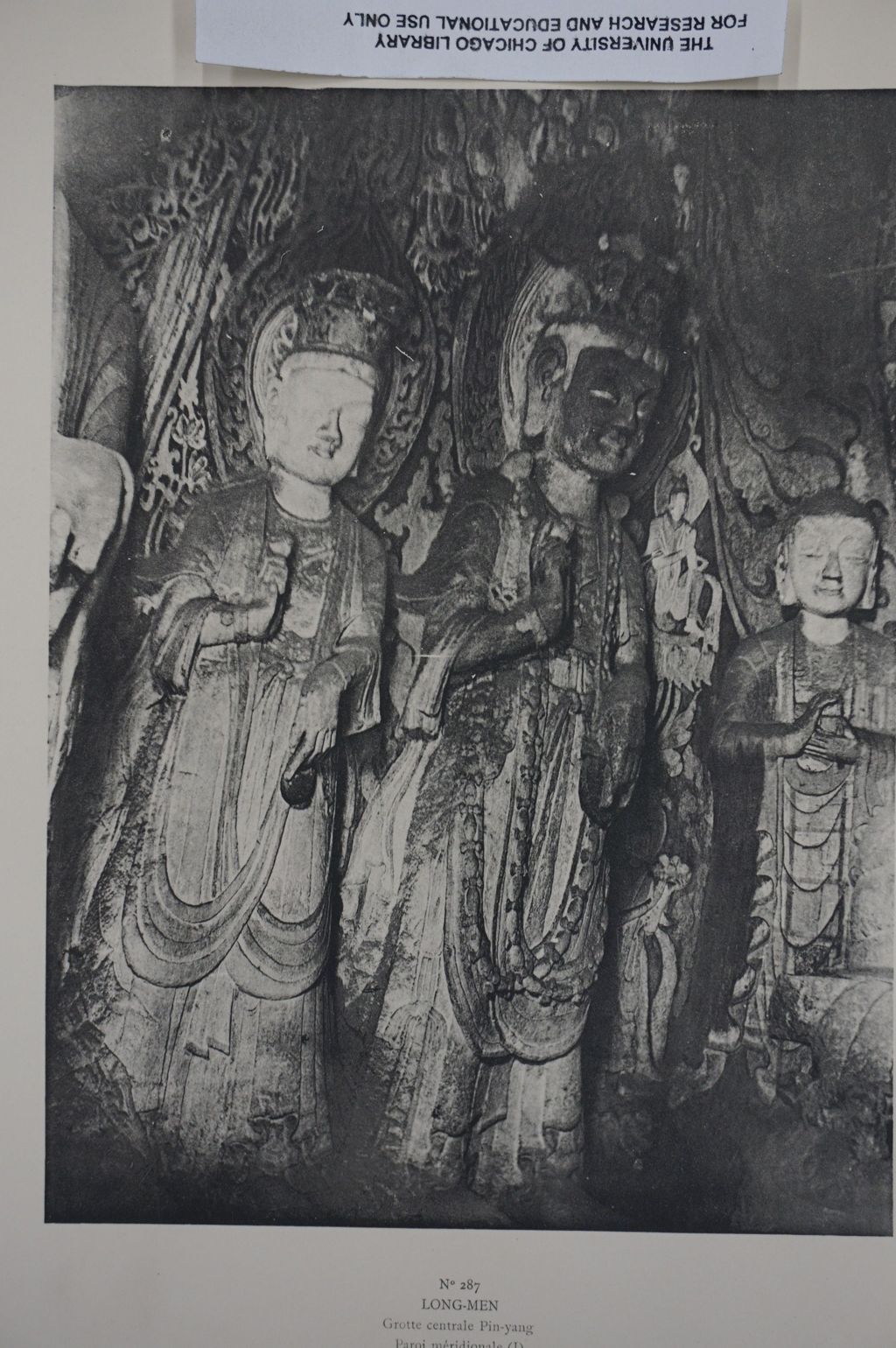 Miniature of Longmen Binyang Central Cave, southwest corner