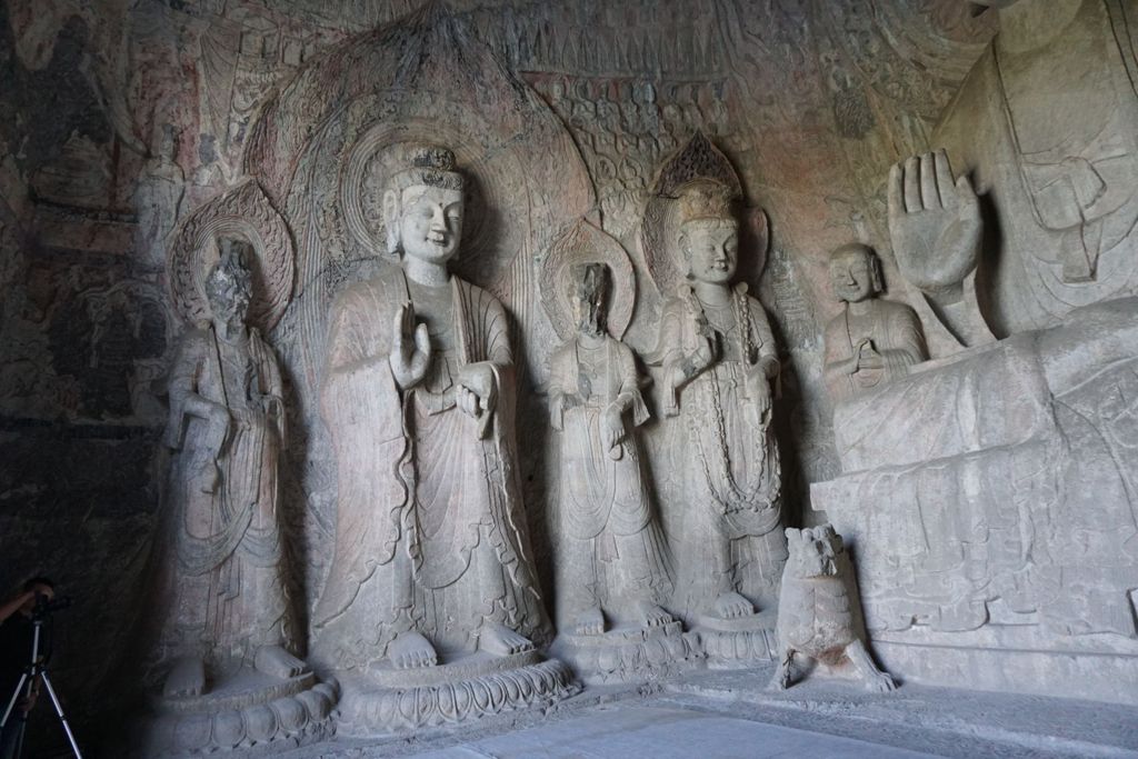 Miniature of Longmen Binyang Central Cave, south wall