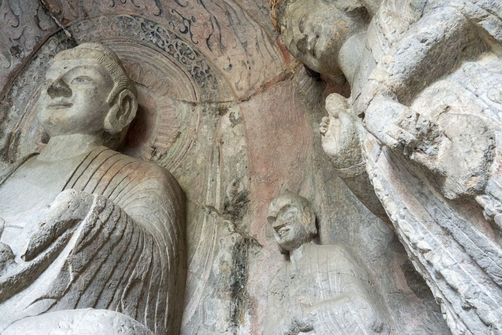 Miniature of Longmen Binyang Central Cave, northeast corner