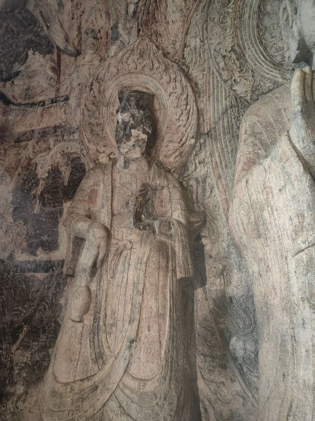 Miniature of Longmen Binyang Central Cave, southeast corner
