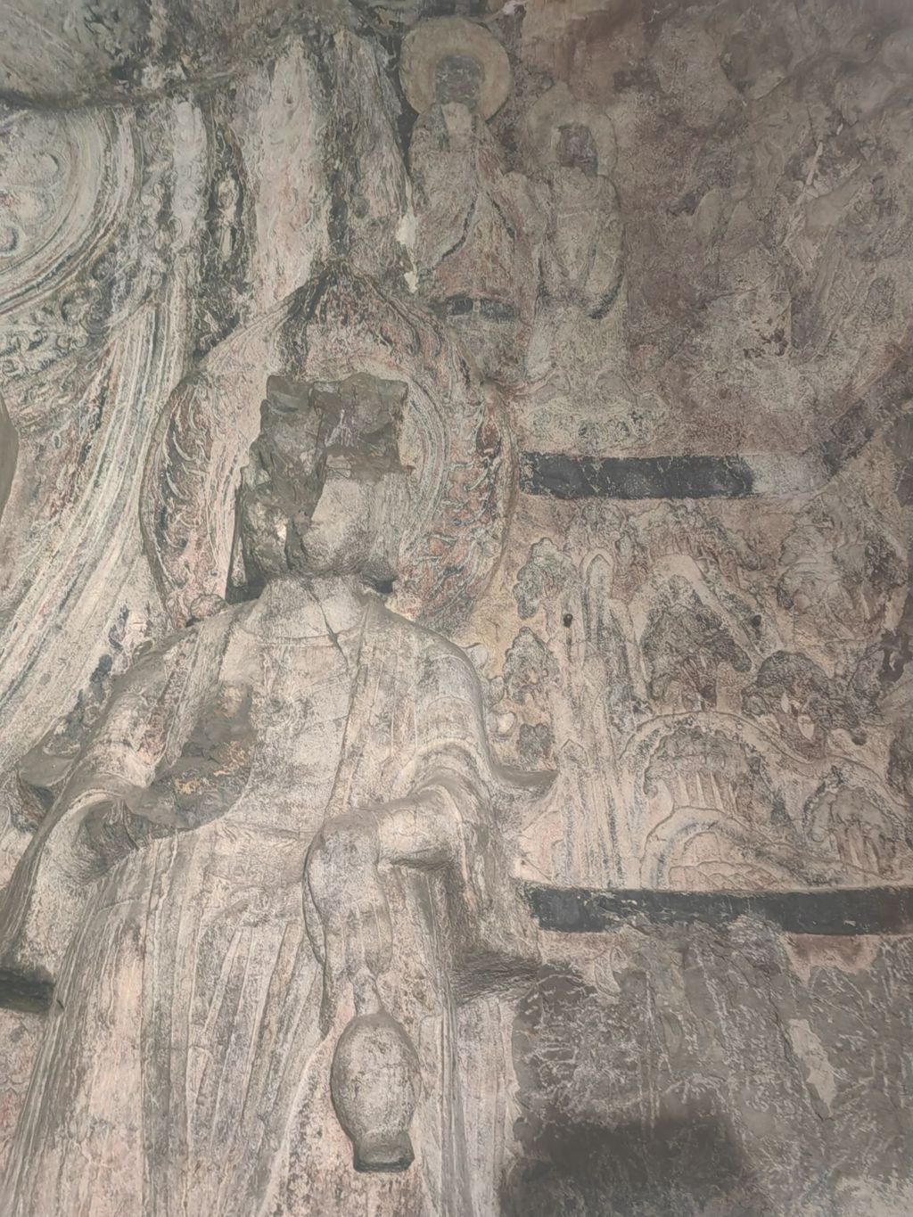 Miniature of Longmen Binyang Central Cave, northeast corner