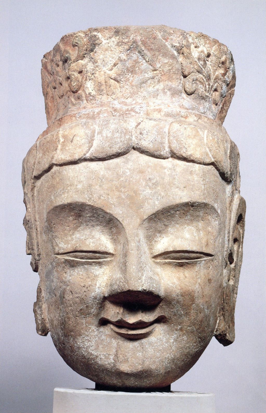Miniature of Head of Standing Bodhisattva