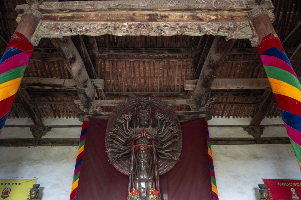 Miniature of Lower Guangsheng Temple, front hall (or former Buddha's Temple), Thousand-Hands Guanyin