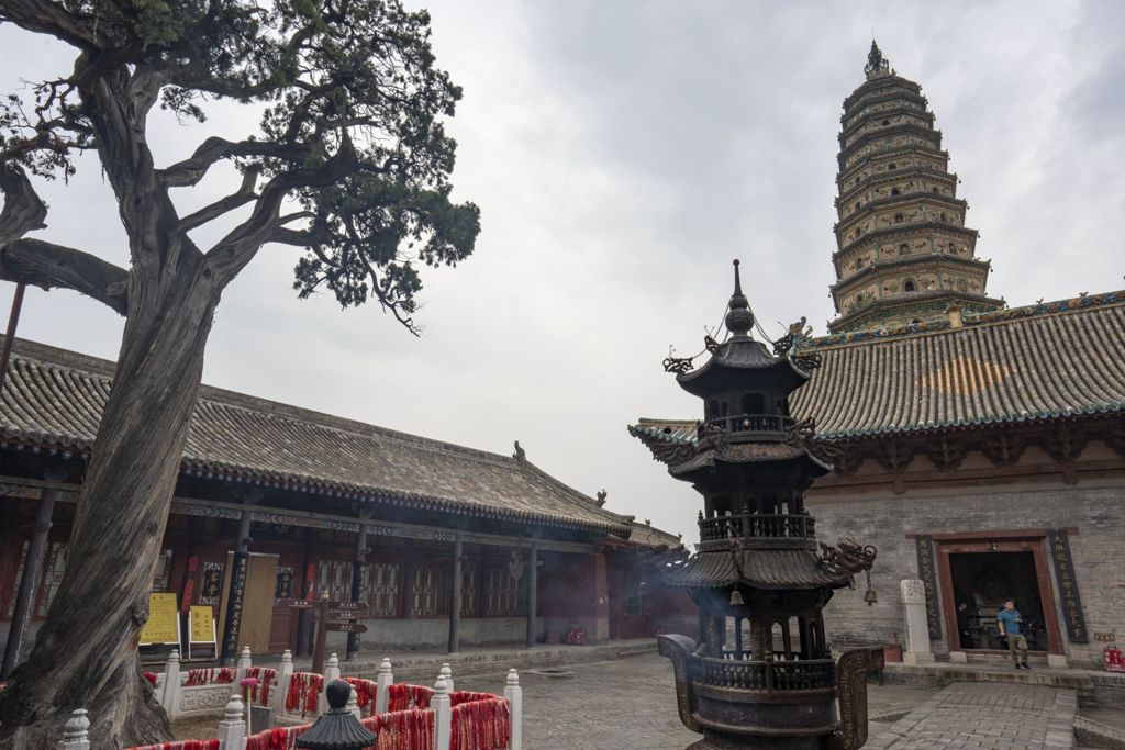 Miniature of Upper Guangsheng Temple, exterior