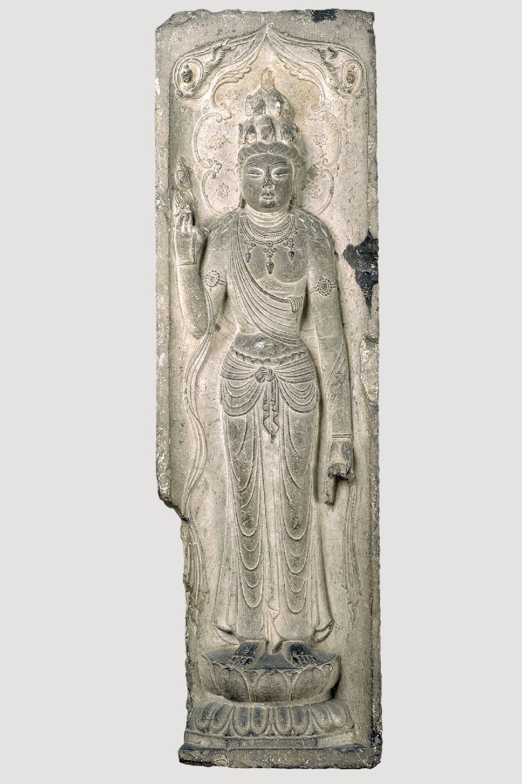 Miniature of Bodhisattva Avalokiteshvara (Guanyin) with 11 heads