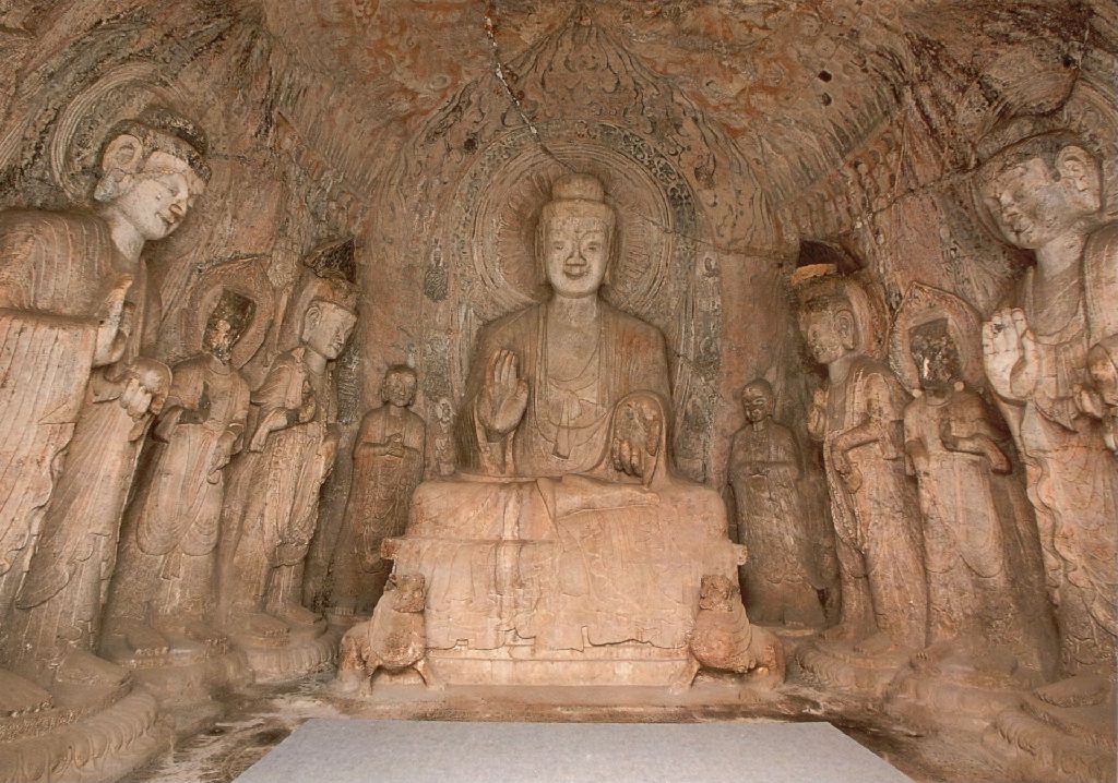 Miniature of Longmen Binyang Central Cave, Interior of Cave 140