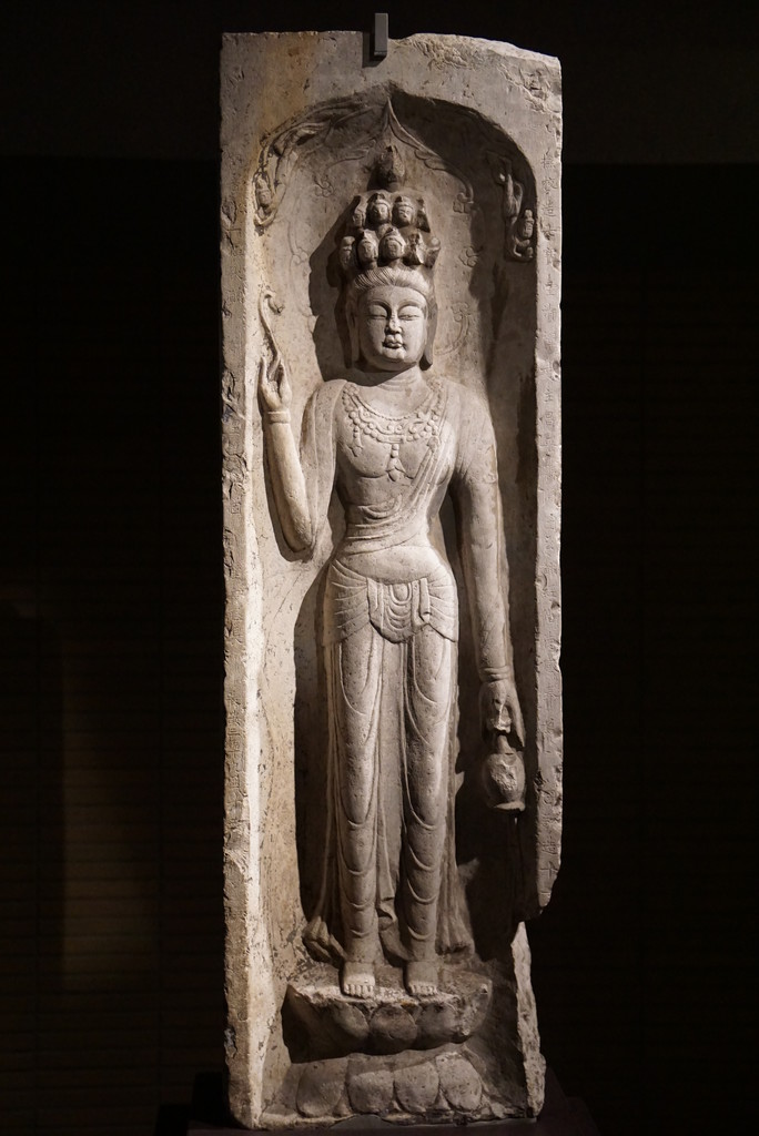 Miniature of The Eleven-Headed Bodhisattva Avalokiteśvara in a Niche