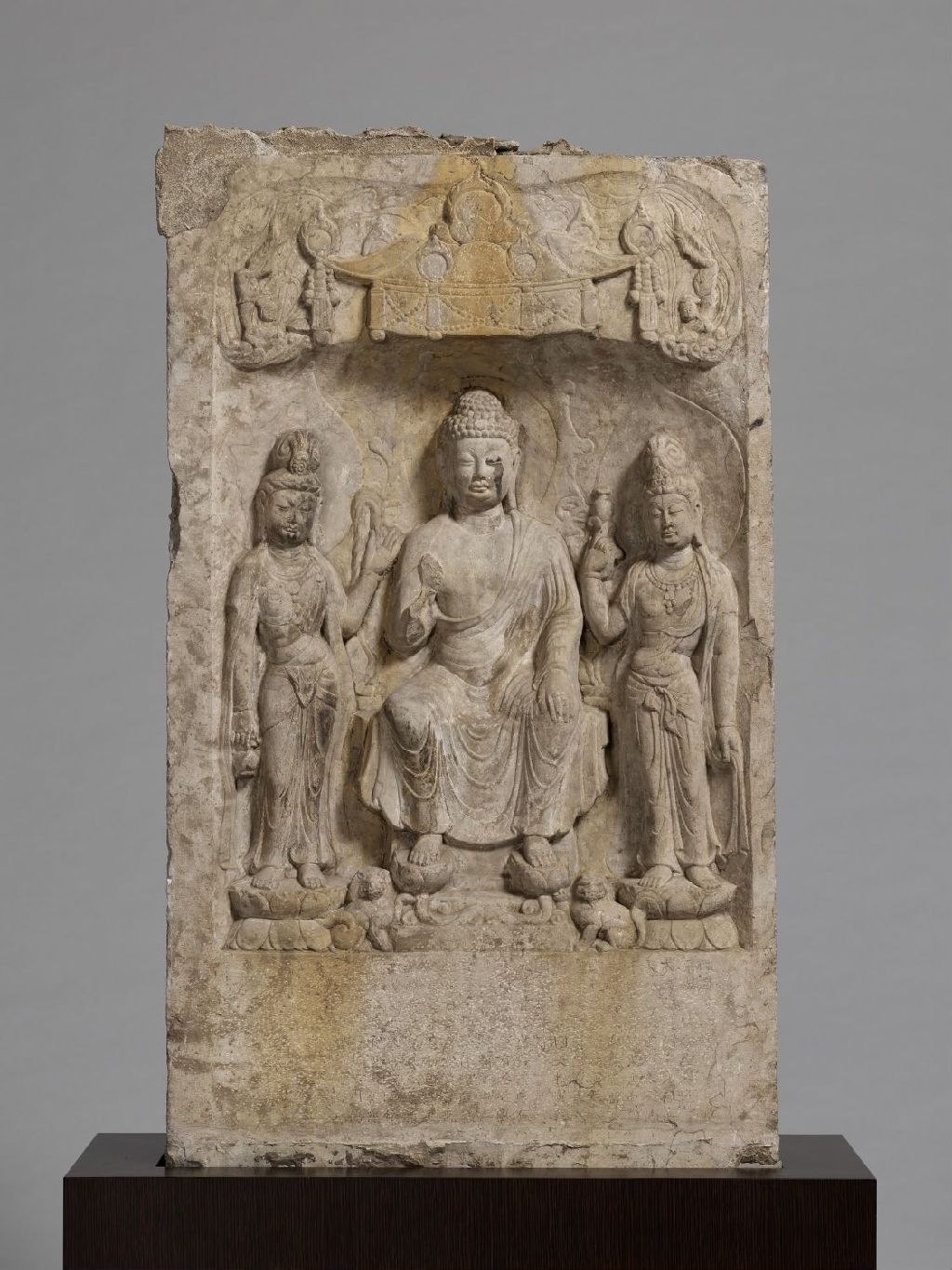Miniature of Niche of a Buddha Triad