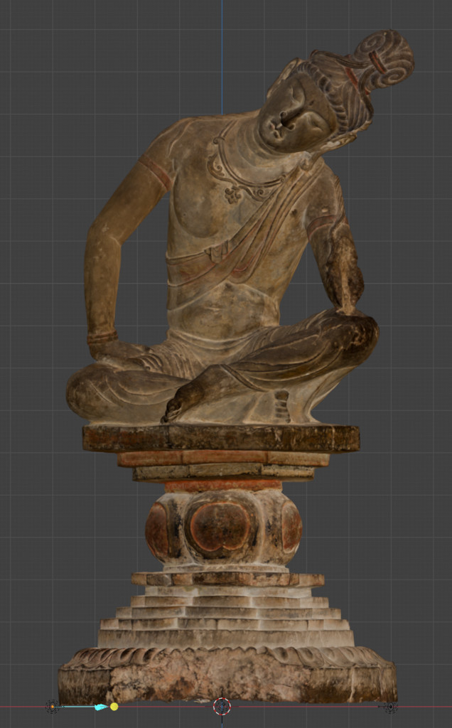 Miniature of Bodhisattva, 3D model