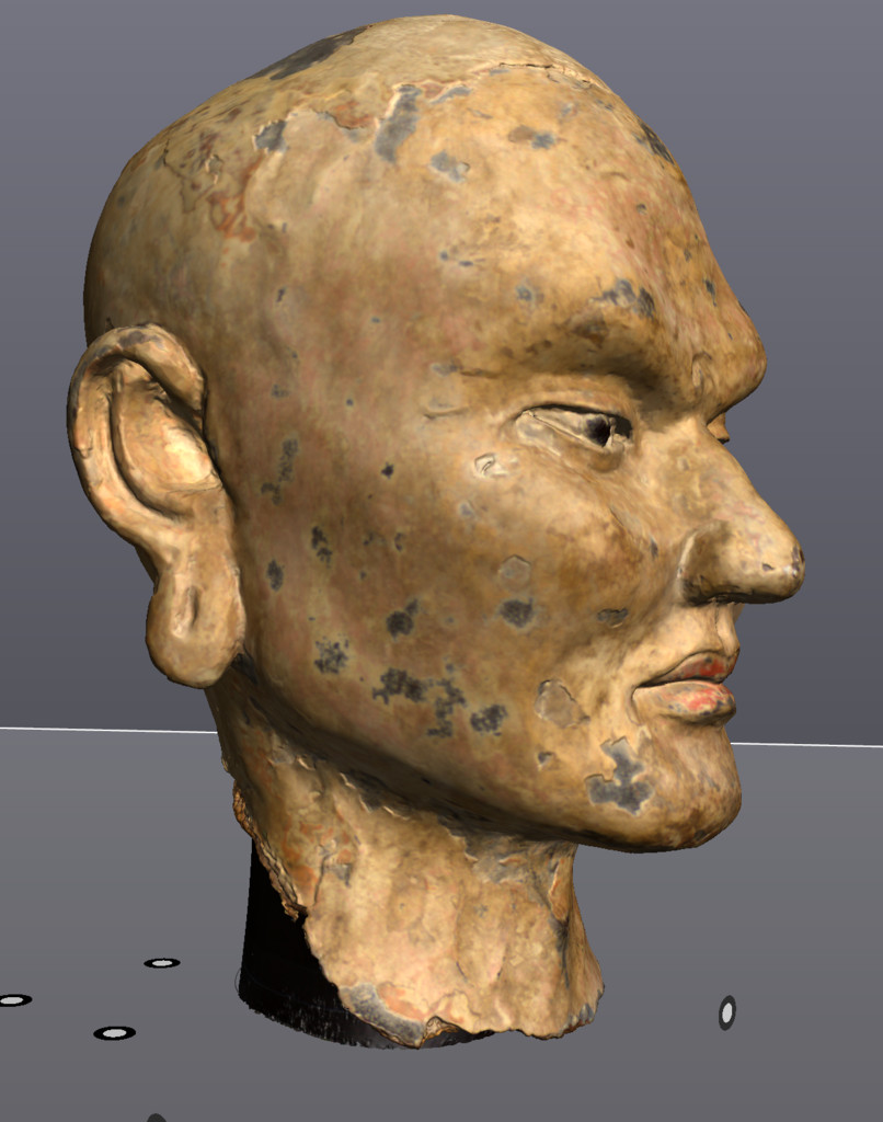 Miniature of Head of Luohan, 3D model