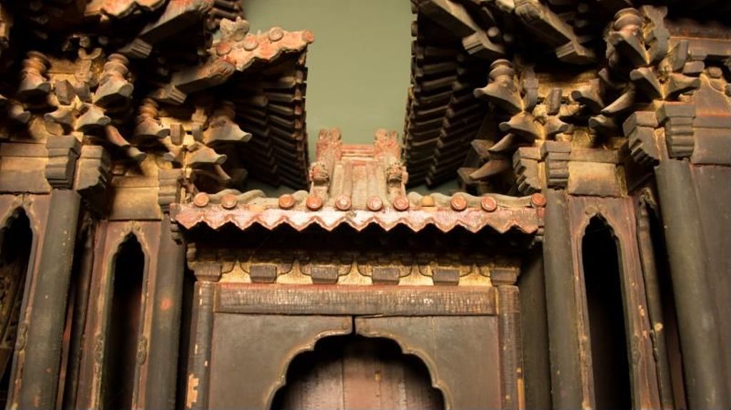 Miniature of Coffered Ceiling from Zhihua Hall (Zhihuadian, Hall of Transforming Wisdom), tiangong louge zaojing