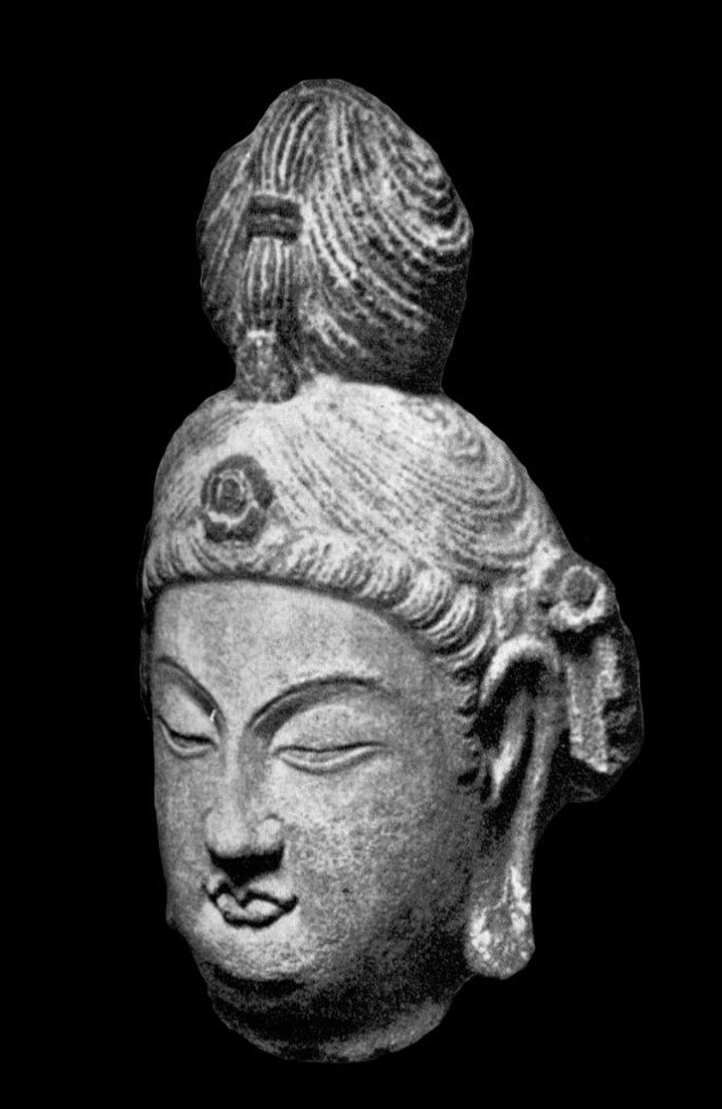 Miniature of Bodhisattva Head
