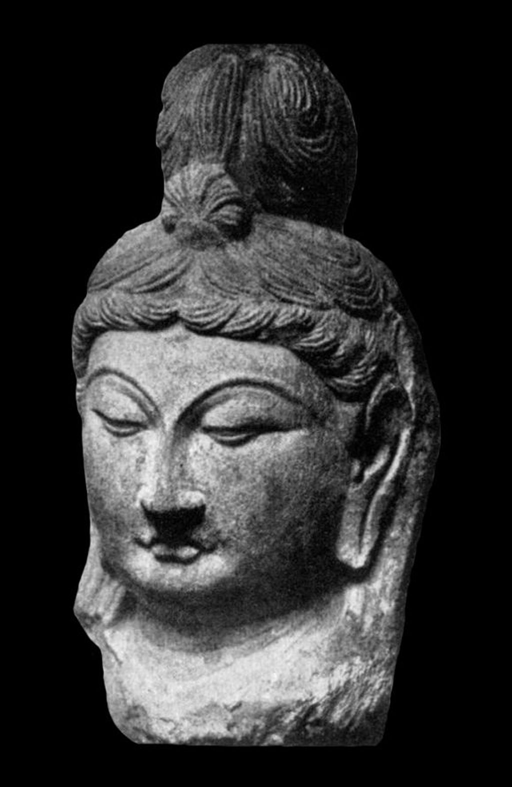 Miniature of Bodhisattva Head