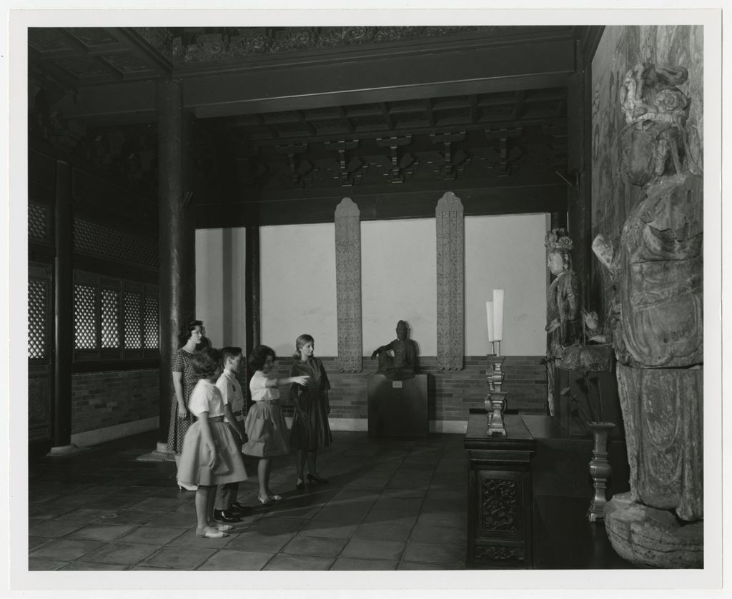 Miniature of Coffered Ceiling from Zhihua Hall (Zhihuadian, Hall of Transforming Wisdom), Philadelphia Museum of Art Chinese Galleries