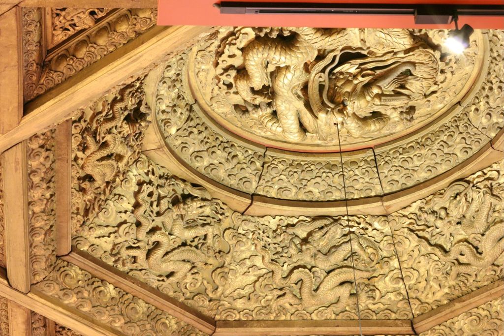 Miniature of Coffered Ceiling from Wanfo Pavilion (Wanfoge, Ten Thousand Buddhas Pavilion), central ceiling well
