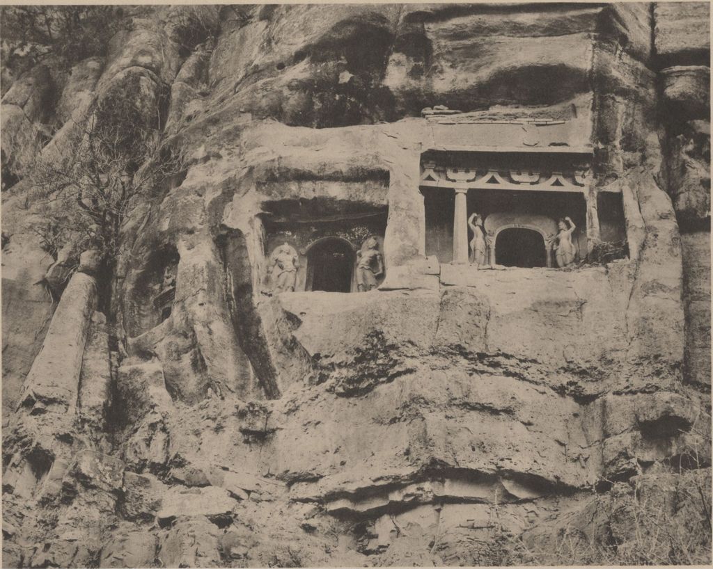 Miniature of Cave 16 and Cave 17
