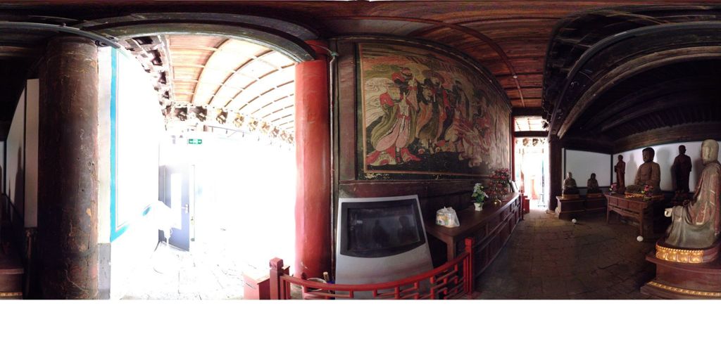 Miniature of Zhihua Hall (Zhihuadian, Hall of Transforming Wisdom), interior