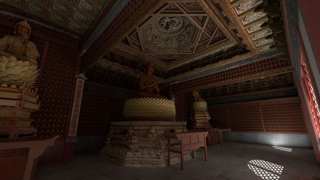 Miniature of Wanfo Pavilion (Wanfoge, Ten Thousand Buddhas Pavilion), 3D reconstruction still image