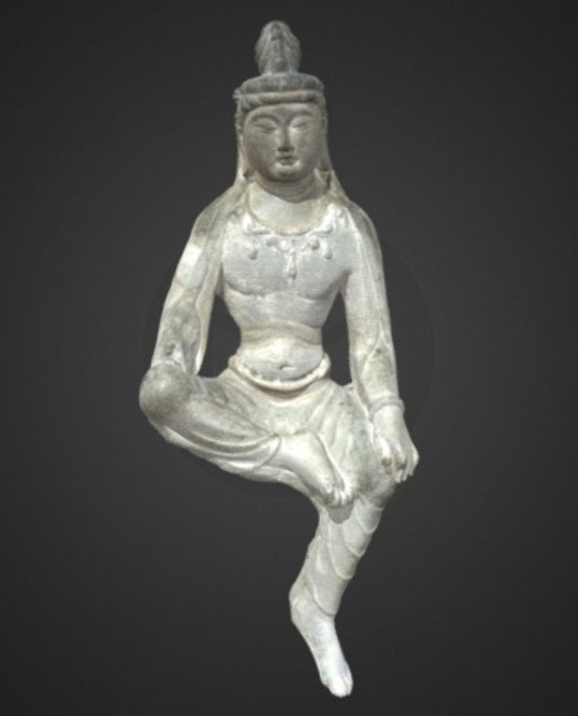 Miniature of Bodhisattva Seated, 3D model