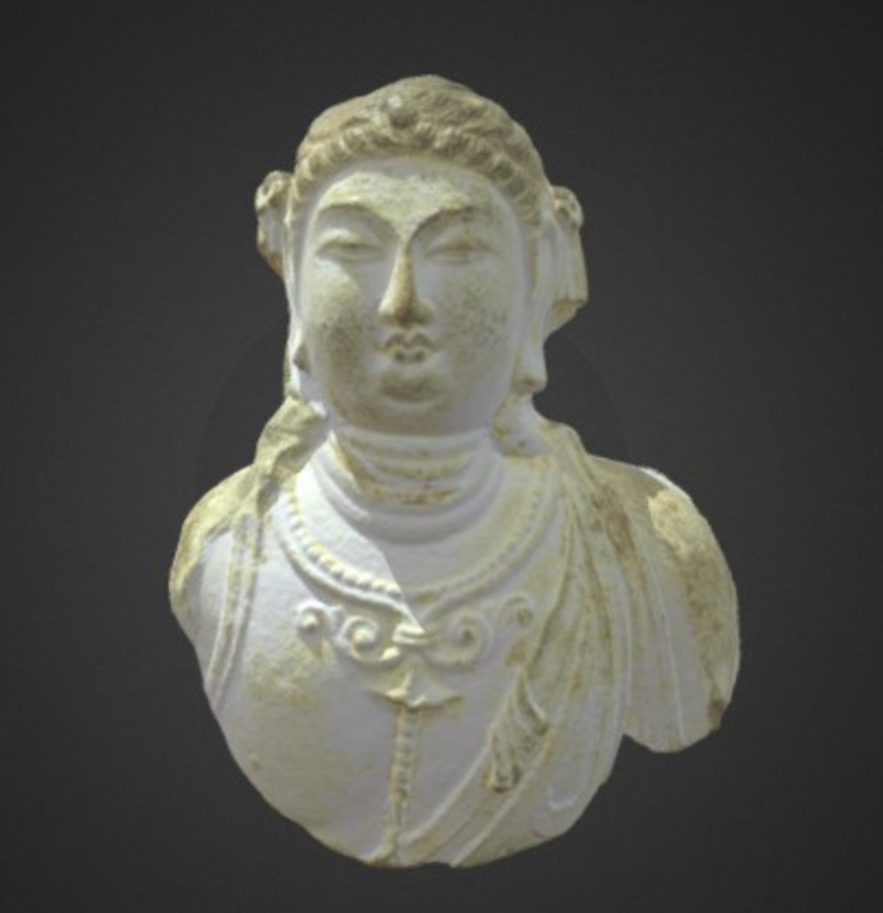 Miniature of Bodhisattva Torso, 3D model