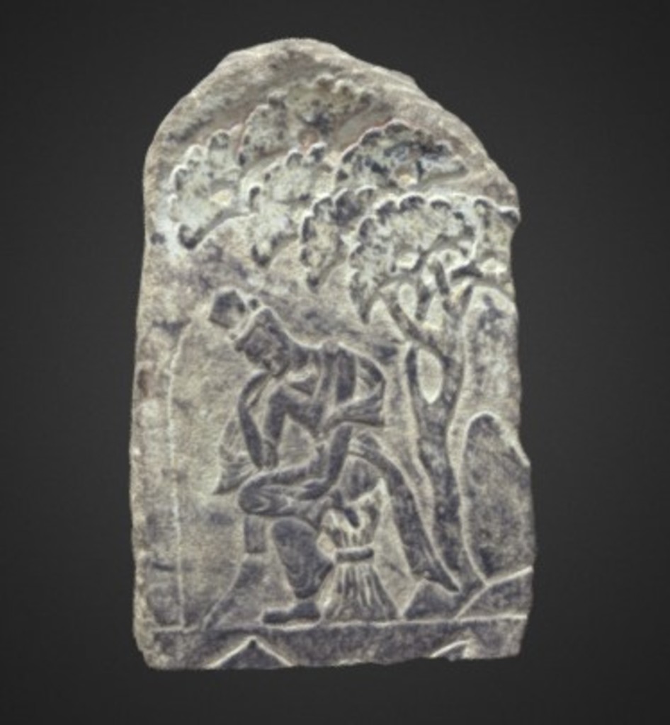 Miniature of Bodhisattva Relief, 3D model