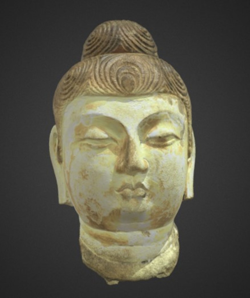 Miniature of Buddha Head, 3D model