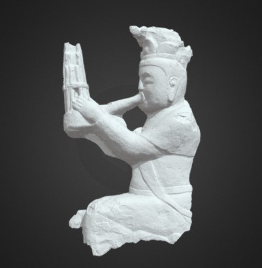 Miniature of Musician Sheng, 3D model