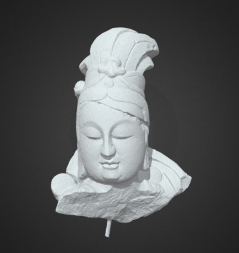 Miniature of Apsaras Head, 3D model