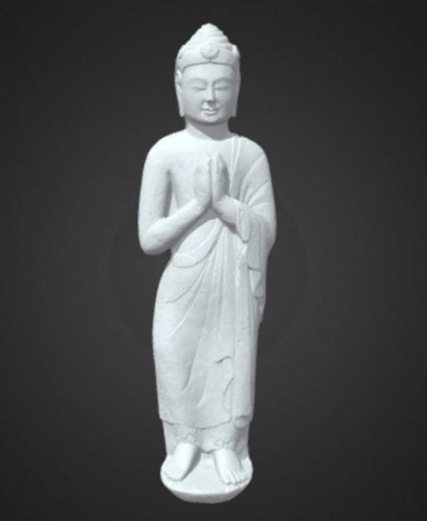 Miniature of Pratyekabuddha Standing, 3D model