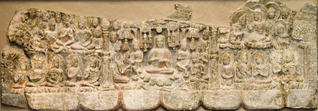 Miniature of Heavenly Buddhist Gathering