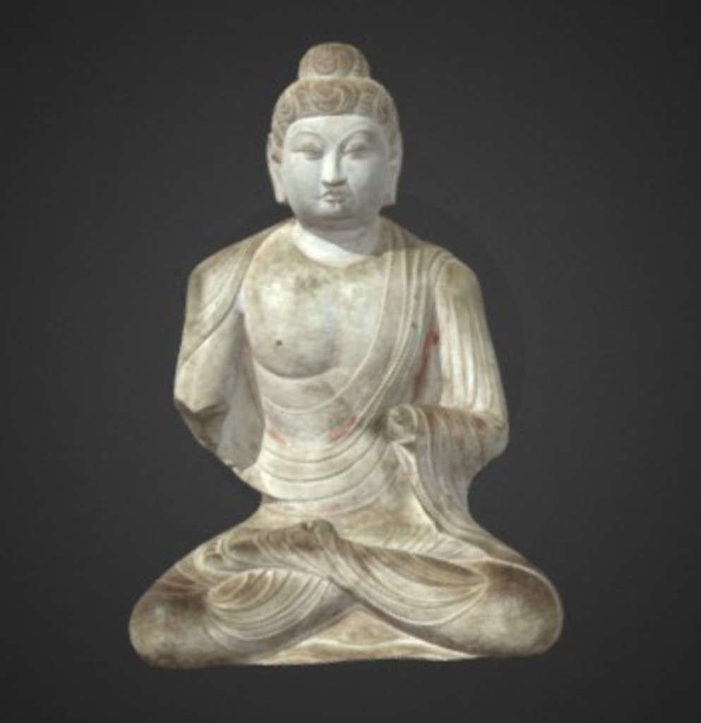 Miniature of Buddha Seated, 3D model